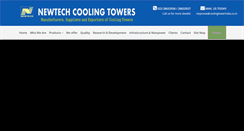Desktop Screenshot of newtechcoolingtower.com